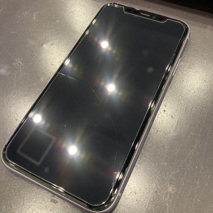 iPhone11　バッテリー交換　画面交換　【上益城からご来店】