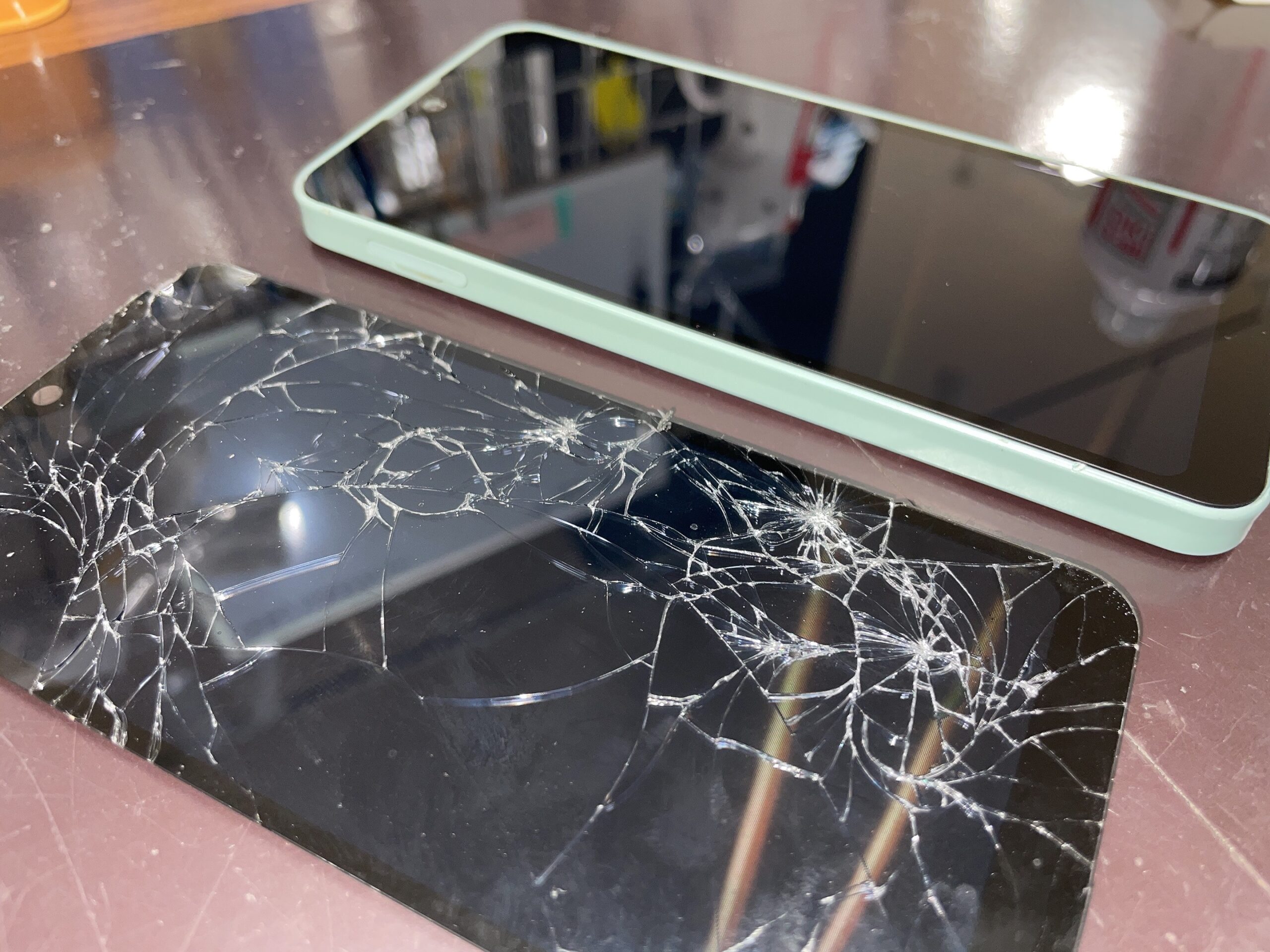 【宇城店】AQUOS Wish1の画面交換【宇城市よりご来店】